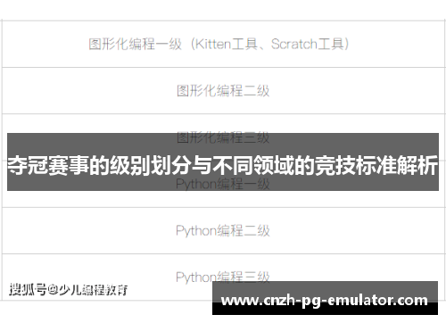 夺冠赛事的级别划分与不同领域的竞技标准解析