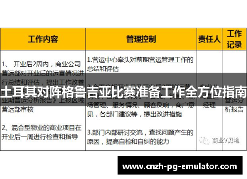 土耳其对阵格鲁吉亚比赛准备工作全方位指南